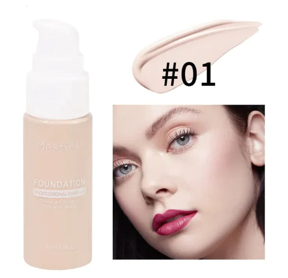 12-Color Liquid Foundation & Concealer